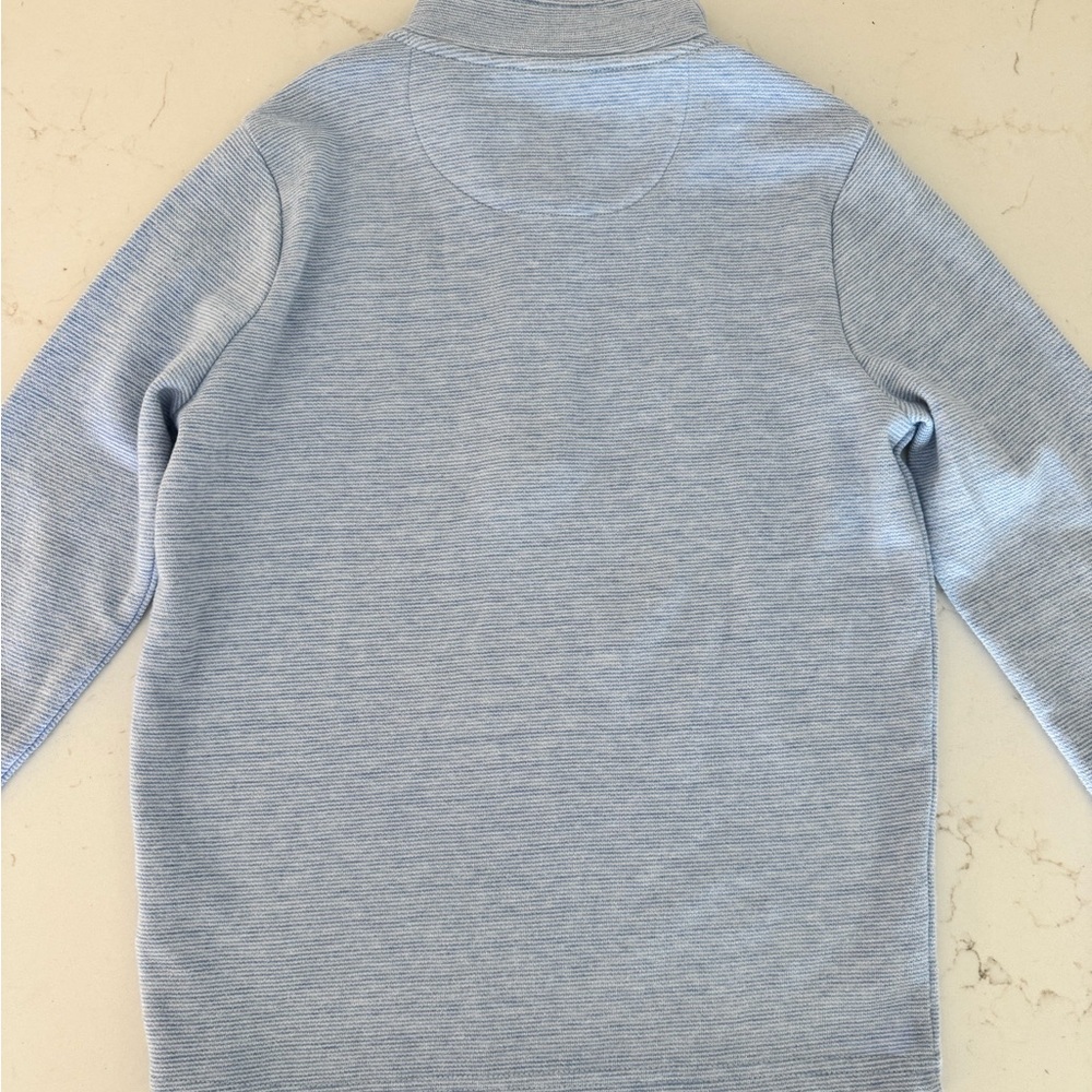 Vineyard Vines Boys Blue Zip-Up Sweater - Picture 4 of 4